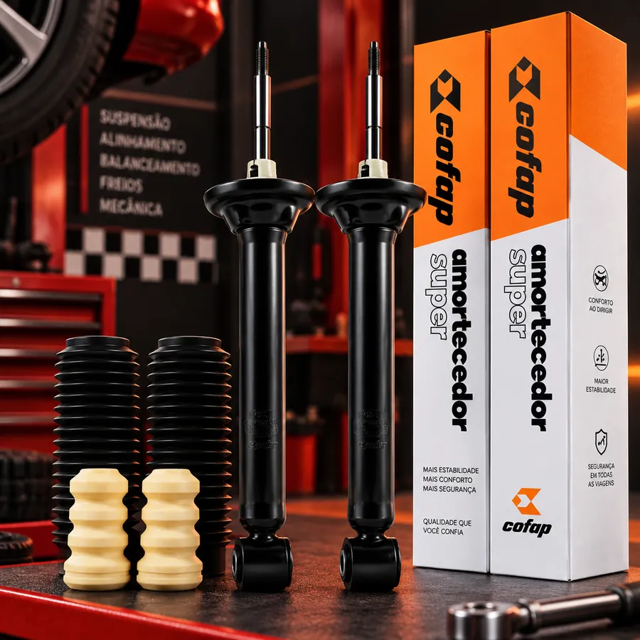 Kit Cofap: amortecedores, batentes e coifas